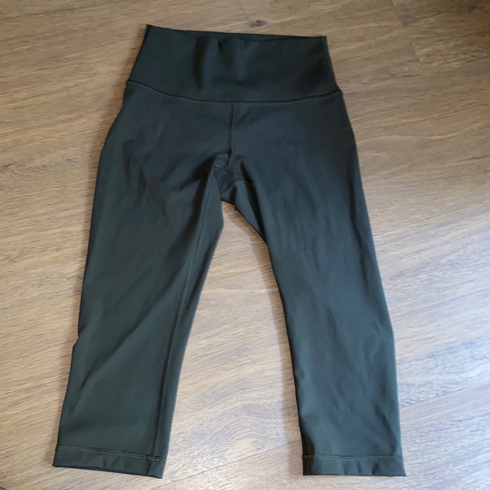 Lululemon olive green Wunder under 19” leggings